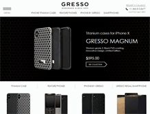 Tablet Screenshot of gresso.com